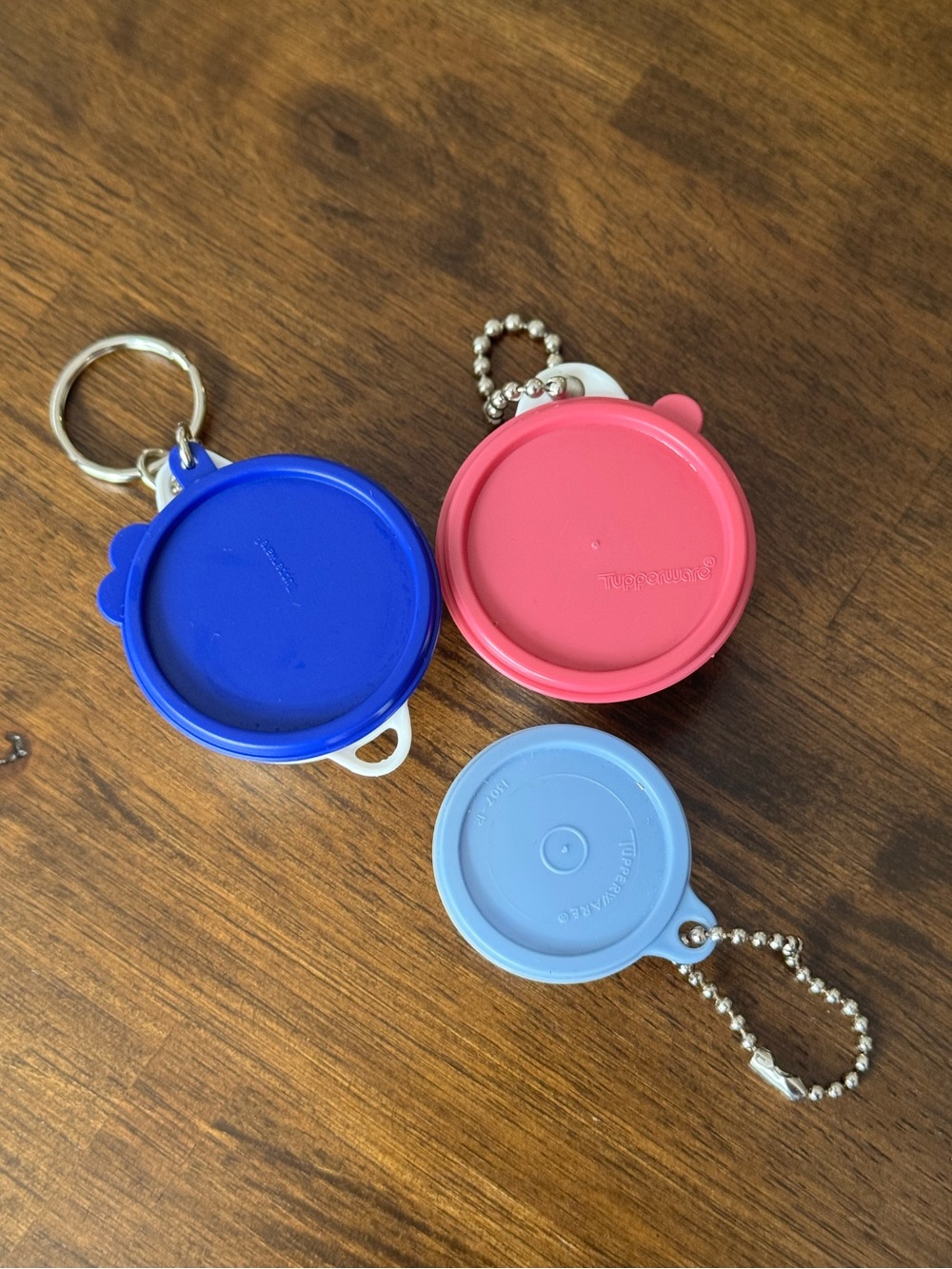 RARE Vintage 1990s Tupperware Miniature Container Keychain - Mini Tupperware
